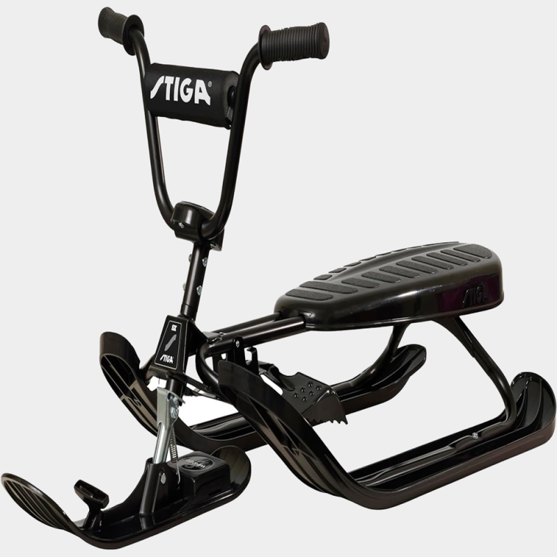 STIGA Snowracer Curve SX Slittino da Neve, Bob con Sterzo BMX e Freno per